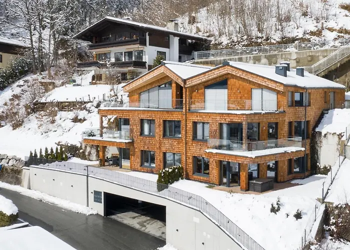 Adlerhorst 1 Zell Am With Private Sauna And Zell Am Kaprun Summercard In Summer Διαμέρισμα *